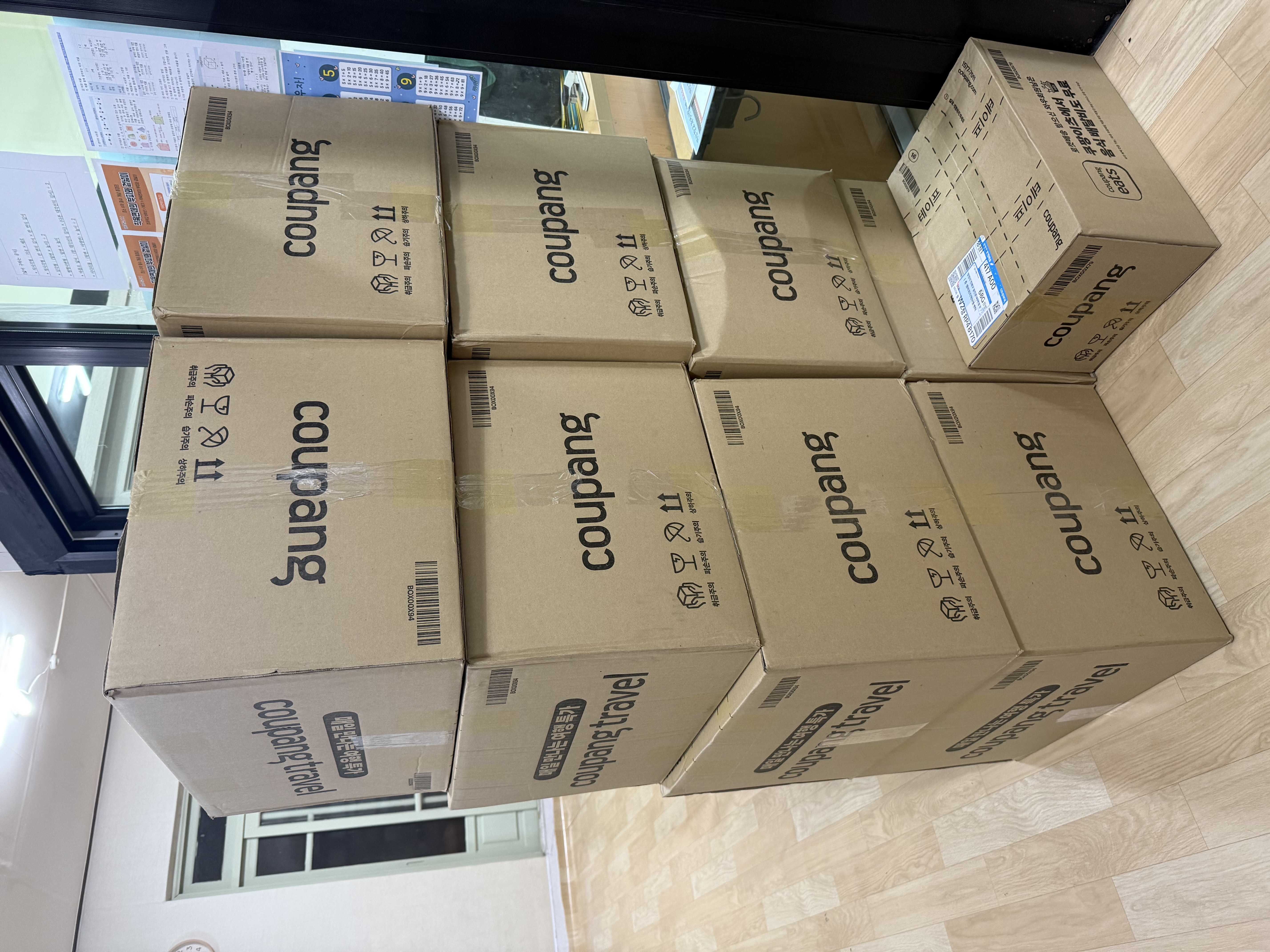 진해구 지역아동센터 생리대 수령 하였습니다 !